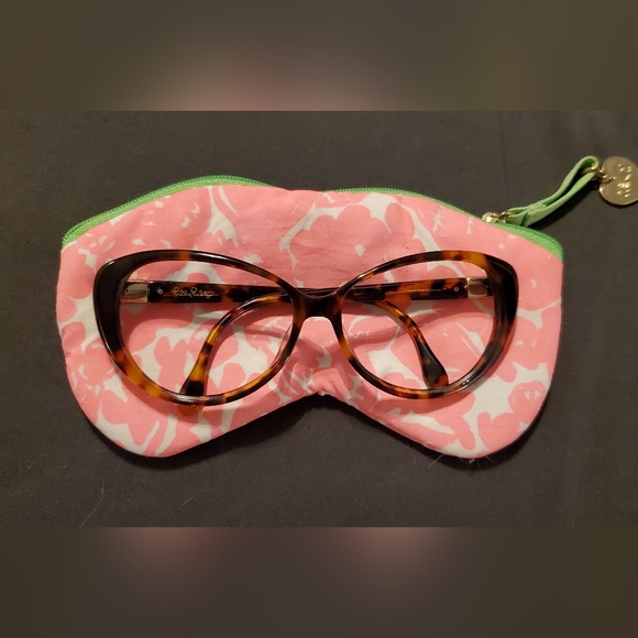 Lilly Pulitzer Stanton sunglasses frame and case - Picture 2 of 14